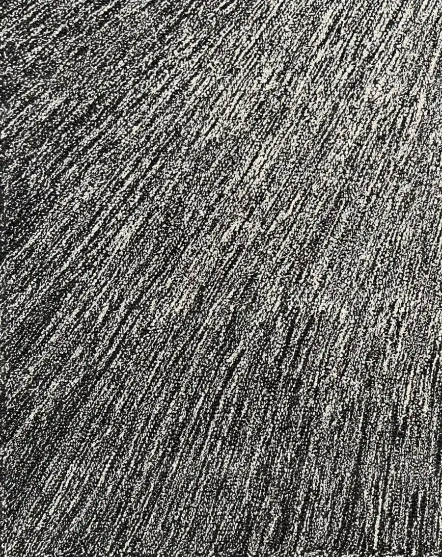 Velocity, 100% Wool Loop Pile, Hand Tufted Rug, Grey - Image 2