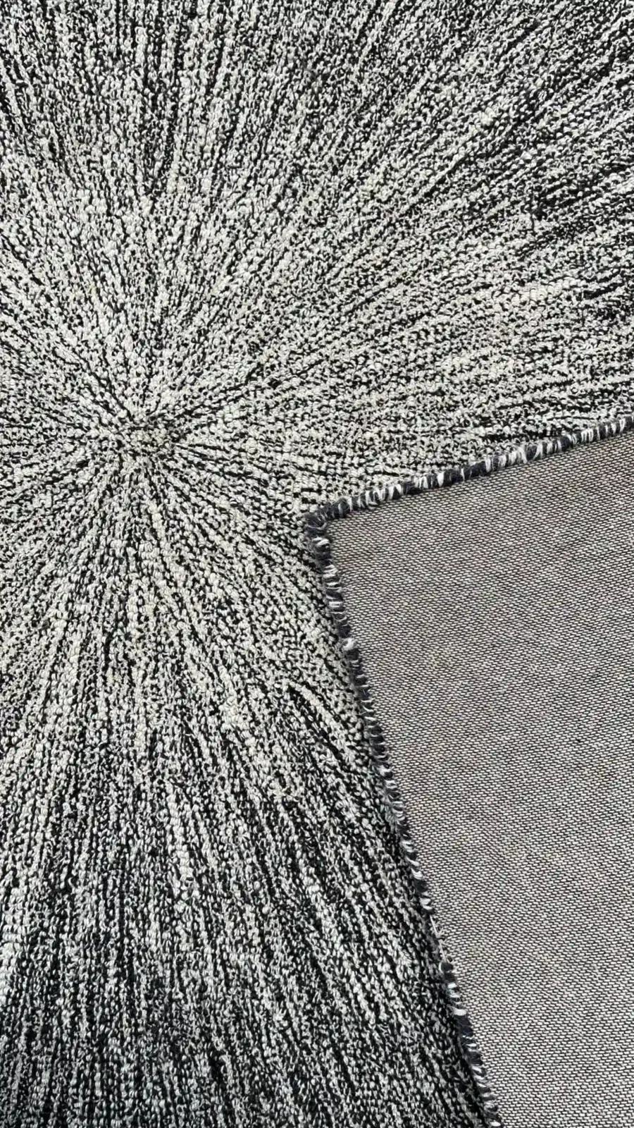 Velocity, 100% Wool Loop Pile, Hand Tufted Rug, Grey - Image 3